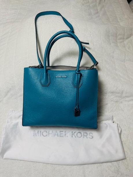 Nádherná tyrkysová kabelka zn. michael kors orig., michael kors