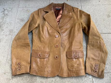 Kozene sako z pravej koze velk 36/s bezne znamky n, s