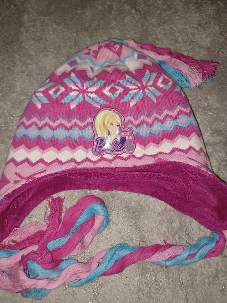 Hrubá čiapka barbie 54cm, barbie,116