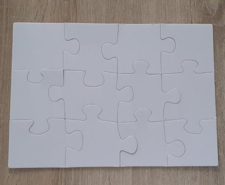 Puzzle - na vyfarbenie - darček k nákupu, 