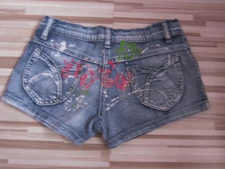 Riflová šortka, 140