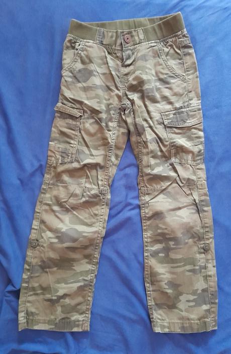 Maskáčové nohavice, palomino,122