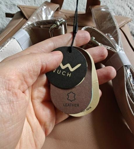 Vuch kožený batoh melvin creme,