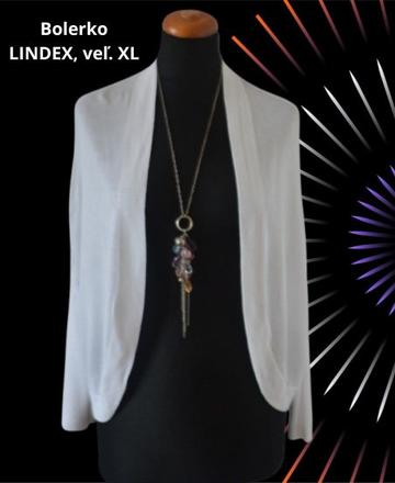 Lindex, biele bolerko veľ. xl, lindex,xl