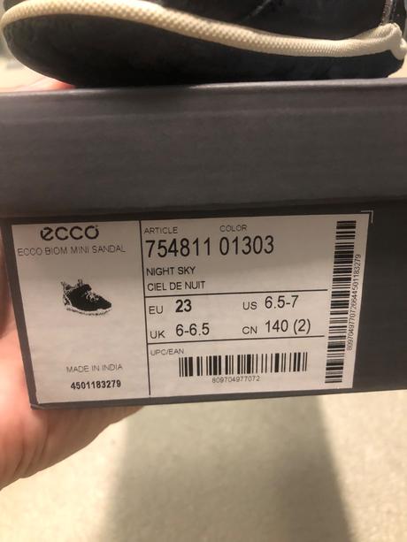 Kožené sandálky ecco, ecco,23