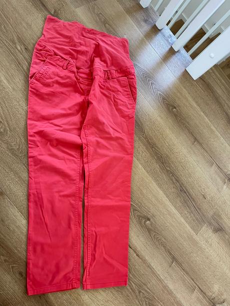 Chinos letne tehotenské rifle, h&m,42