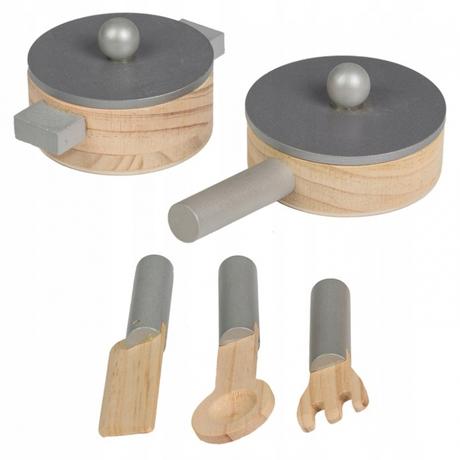 Drevená kuchynka s príslušenstvom, 85 x 60 x 30 cm,