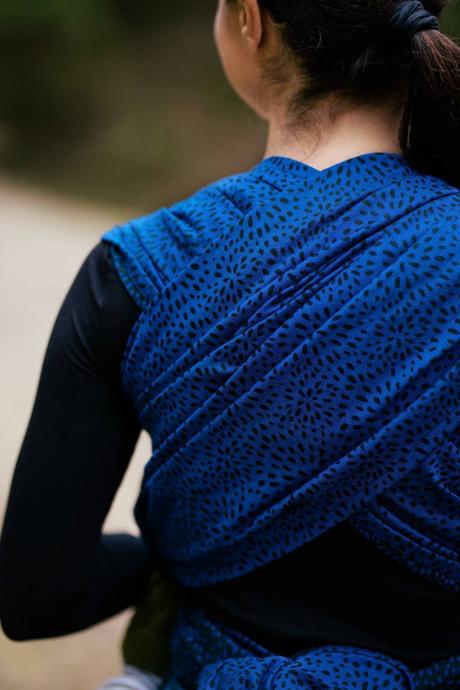 Šatka be lenka bloom - modrá xs, be lenka