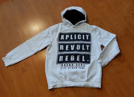 Biela mikina, c&a,158