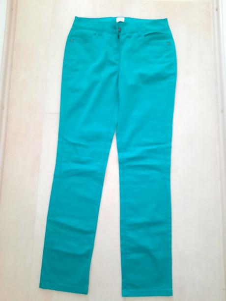 Dámske riflové nohavice, f&f,36