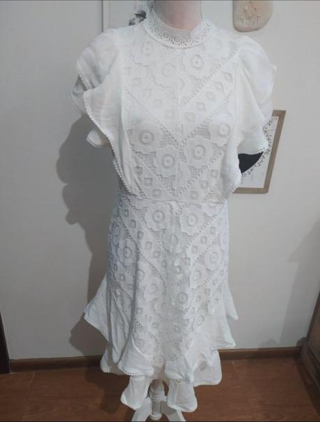 Krajkove šaty, orsay,38