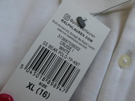 Ralph lauren bear dievcenske/damske bavlnene, ralph lauren,164 / s / xs