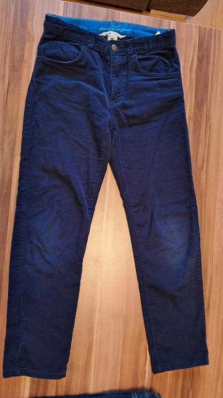 Menšestrové nohavice, h&m,140