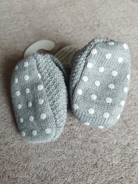 Nové capačky / papučky pre bábätko 62-68, kik,<17