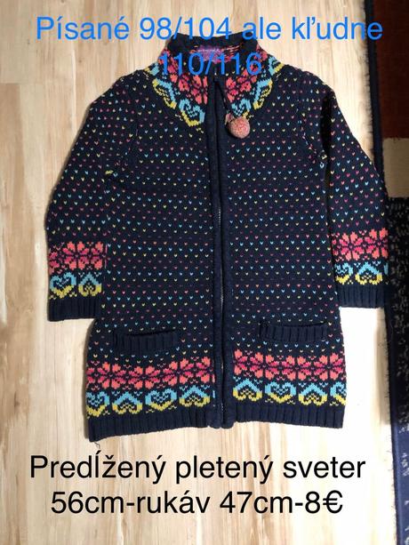 Kardigán platený č.104110/116, 110