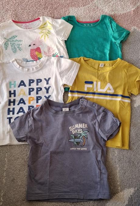 Tričká v.80, primark,80