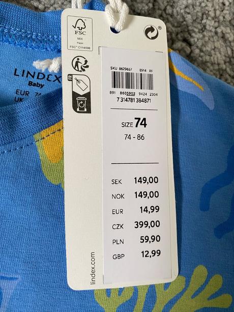 Tričká s krátkym rukávom lindex, lindex,74