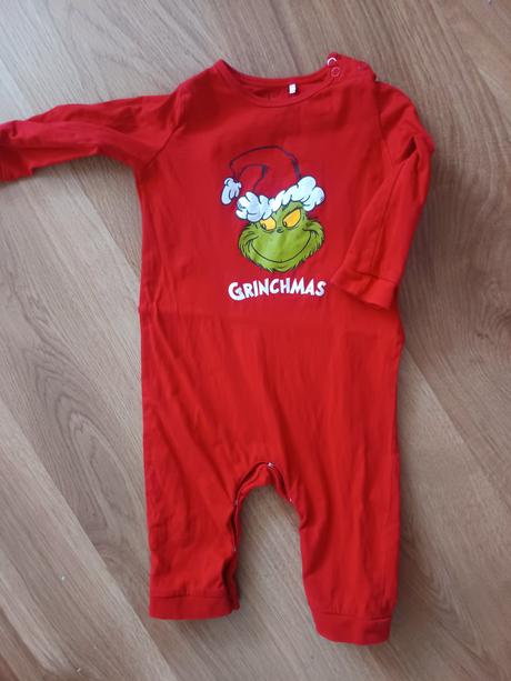 Overal,pyžamko, dupačky na vianoce, sinsay,74