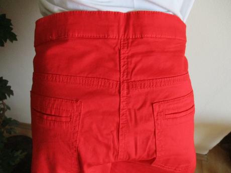 Žiarivo červené 7/8 nohavice na leto, bonprix,38