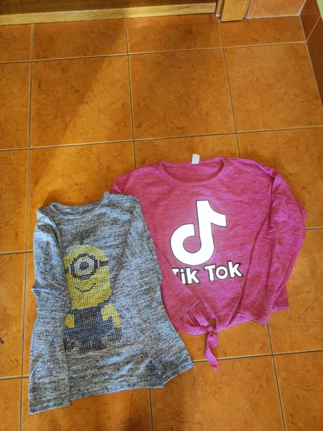 Dievčenské tričká 2 ks, 140