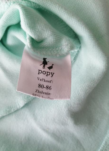 Mentolkove tričko popy, 80