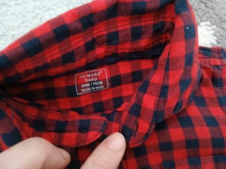 Vianocna karovana body kosela 74, primark,74