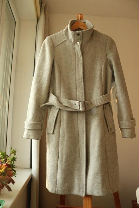 Teplý a elegantný vlnený kabát, reserved,38