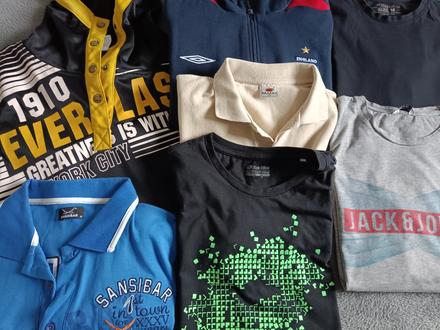Everlast a umbro mikina + 5 tričiek, m