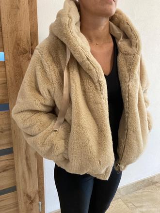 Kožušinkový kabát s/m, m