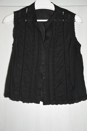 Top s čipkou, zara,s