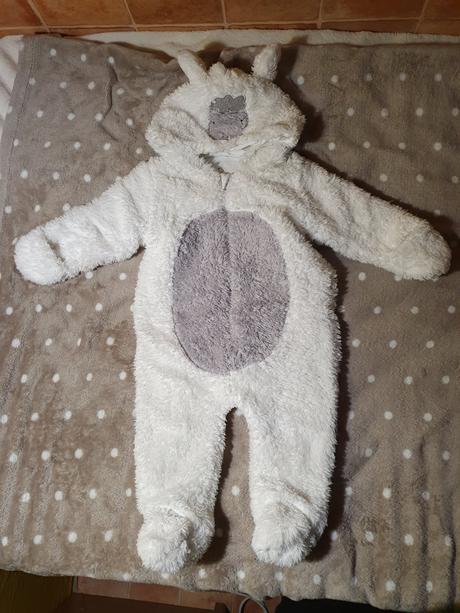 Plyšový overál 3-6m, early days,68