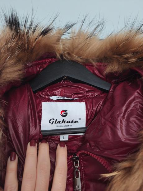 Zimna paperova bunda s pravou kozusinkou, m