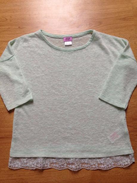 Mentolový svetrík, f&f,134