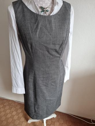 Prskané biznis šaty george 38/40 bez blúzky, george,m