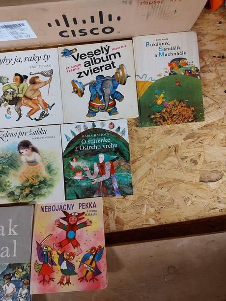 Staré rozprávkové knižky,