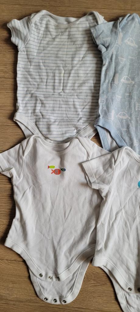 Body s krátkym rukávom 6ks, f&f,80