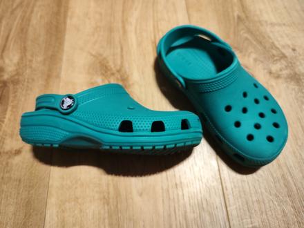 Zelené crocs šľapky, crocs,30