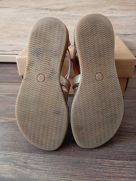 Sandálky friboo zlaté 28, 28