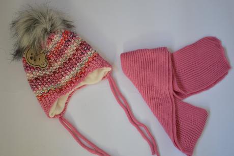 Súprava čiapka so šálom pre detičky, 74 - 158