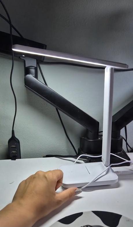 Led stolná nabíjateľná skladacia lampa, 