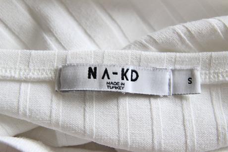 Biely body top, na-kd, s, s