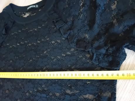 Krajkove tričko s 3/4 rukávom, terranova,m