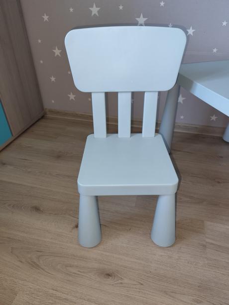 Detský stôl a stolička mammut ikea, 