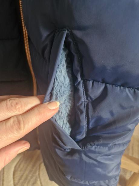 Dlhá zimna dievcenska bunda, mountain warehouse,152