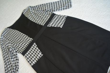 Dámske čierno-biele šaty veľ. xl/xxl, xl