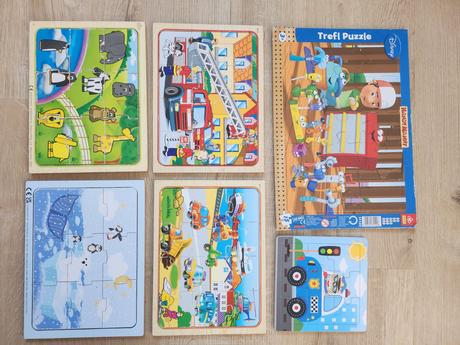 Puzzle pre chlapcov - auta, manny...,