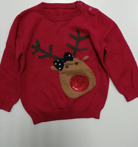 Vianočný sveter so sobom, 86