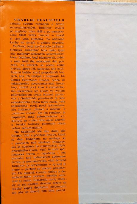 Veľký náčelník tokeah , charles sealsfield, 