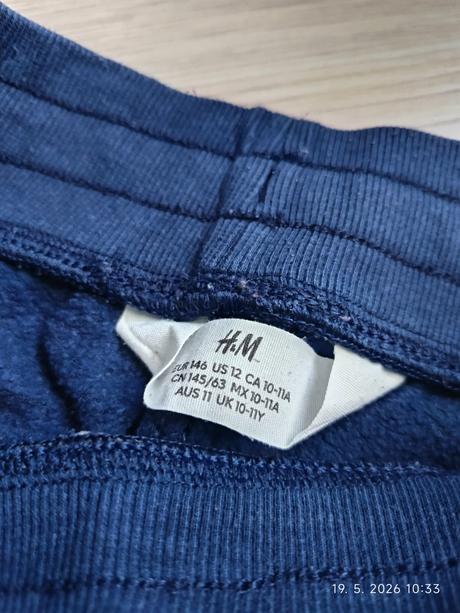Tepláky, h&m,146