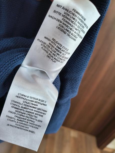 Rich&royal luxusný navy tmavo modrý voľný sveter, l